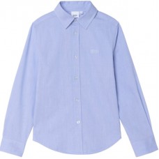 ~Hugo Boss Boys Long Sleeve Shirt - Pale Blue